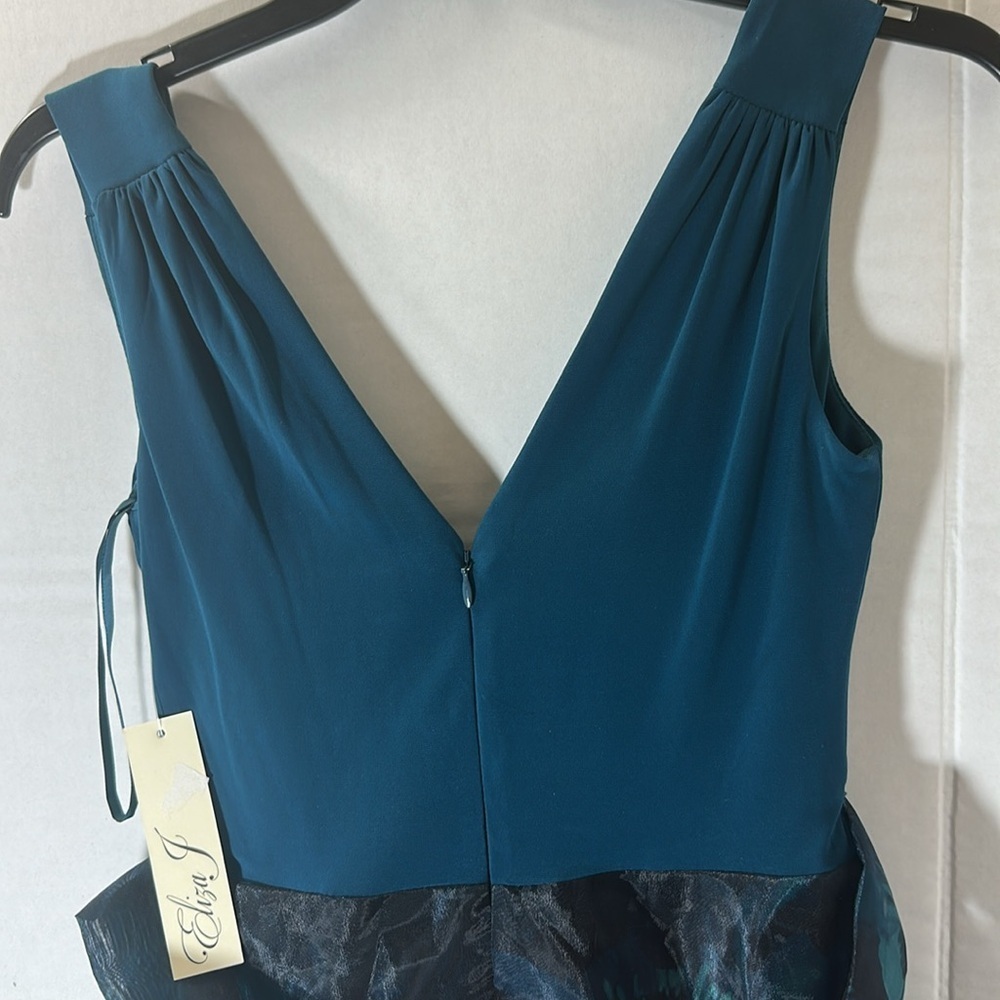 Mixed Media Sleeveless A-Line Gown
Eliza J - Picture 9 of 11